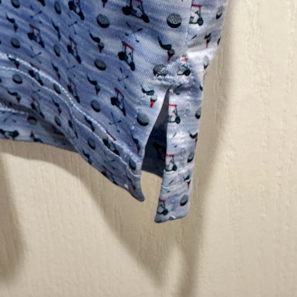 Tailorbyrd Mens Medium “Golf Cart” Performance Golf Polo Shirt 👕 - Picture 6 of 8